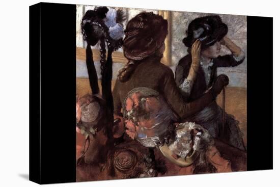 The Milliner No.1-Edgar Degas-Stretched Canvas