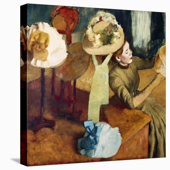 The Millinery Shop, 1879/86-Edgar Degas-Stretched Canvas