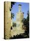 The minaret of one of the two mosques which lie inside the Chellah Necropolis-Werner Forman-Premier Image Canvas