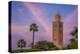 The Minaret of the Koutoubia Mosque at Twilight, Marrakech, Morocco, North Africa, Africa-Andrew Sproule-Premier Image Canvas