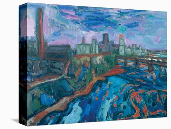 The Mississippi at Minneapolis-Martin Bloch-Premier Image Canvas