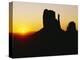 The Mittens, Monument Valley at Sunset, Arizona, USA-Sylvain Grandadam-Premier Image Canvas