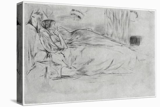 The Model, Lying Down, C1864-James Abbott McNeill Whistler-Premier Image Canvas