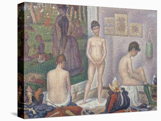 The Models, 1888-Georges Seurat-Premier Image Canvas