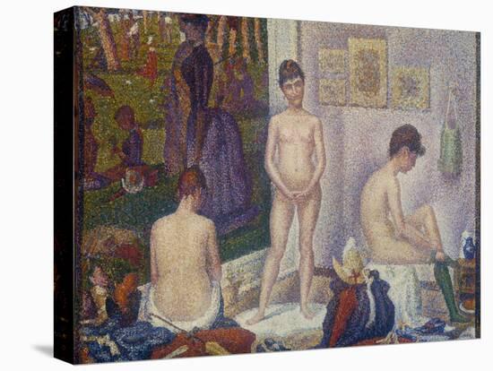 The Models (Les Poseuses). Second Version, 1888-Georges Seurat-Premier Image Canvas