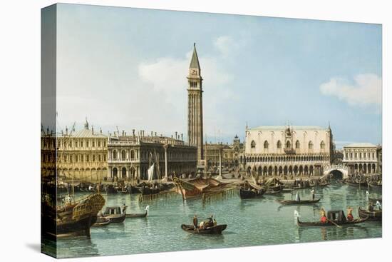 The Molo from the Basin of San Marco, Venice, C.1747-1750-Canaletto-Premier Image Canvas