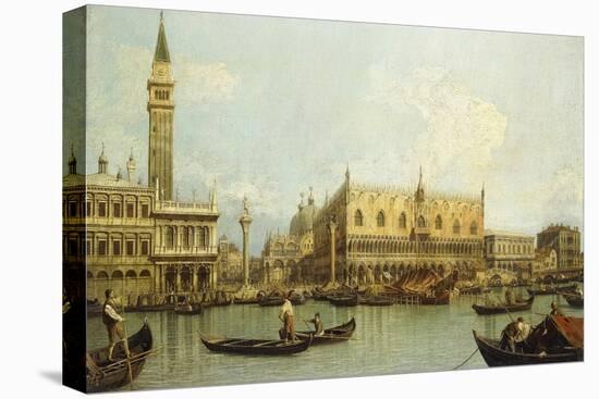 The Molo, Venice, from the Bacino di S. Marco-Canaletto Giovanni Antonio Canal-Premier Image Canvas