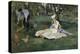 The Monet Family in the Garden by Edouard Manet-null-Premier Image Canvas