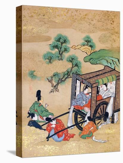 The Monk Shogaku's Servants Resting-null-Premier Image Canvas