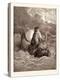 The Monkey and the Dolphin-Gustave Dore-Premier Image Canvas