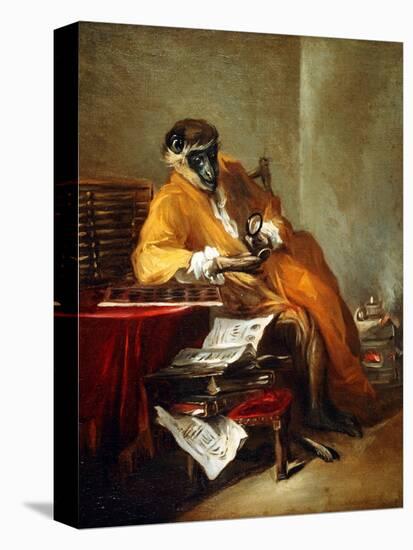 The Monkey Antiquarian, after 1740-Jean-Baptiste Simeon Chardin-Premier Image Canvas