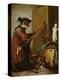 The Monkey as Painter, 1740-Jean-Baptiste Simeon Chardin-Premier Image Canvas