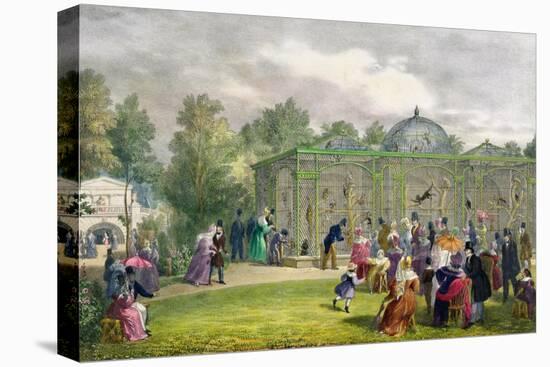 The Monkey House at the Zoological Gardens, Regent's Park, Engraved and Pub. by the Artist,…-George The Elder Scharf-Premier Image Canvas