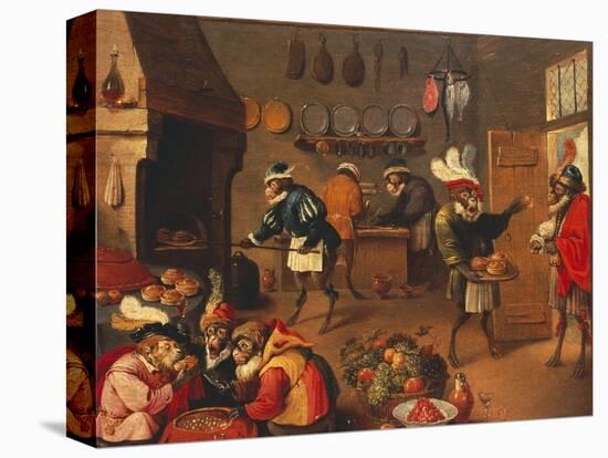 The Monkey's Cooks-David Teniers the Younger-Premier Image Canvas