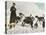 The Monks of Saint Bernard Together with Their Dogs Visit Tibet-null-Premier Image Canvas