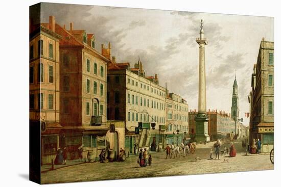 The Monument and Fish Street Hill, 1755-Canaletto-Premier Image Canvas