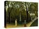 The Monument to Chopin in the Luxembourg Gardens, 1909-Henri Rousseau-Premier Image Canvas