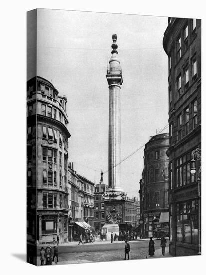 The Monument to the Great Fire, London, 1926-1927-McLeish-Premier Image Canvas