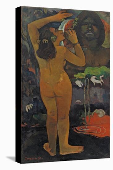 The Moon and the Earth, 1893 (Oil on Burlap)-Paul Gauguin-Premier Image Canvas
