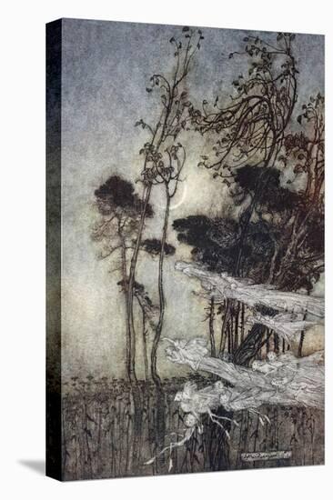 ..The Moon, Like to a Silver Bow New-Bent in Heaven-Arthur Rackham-Premier Image Canvas
