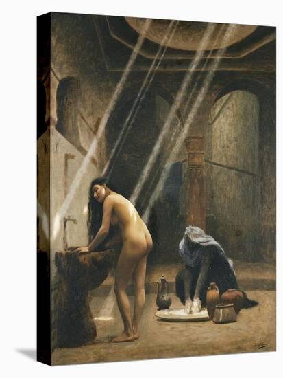 The Moorish Bath (Woman in a Turkish Bath); Un Bain Maure (Femme Turque Au Bain), C.1889-Jean Leon Gerome-Premier Image Canvas