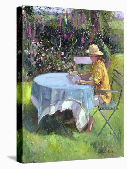 The Morning Read, 1992-Timothy Easton-Premier Image Canvas