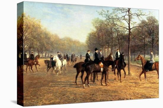 The Morning Ride, Rotten Row, Hyde Park, 1894-Heywood Hardy-Premier Image Canvas