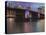 The Morrison Bridge over the Willamette River, Portland, Oregon, USA-William Sutton-Premier Image Canvas