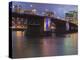 The Morrison Bridge over the Willamette River, Portland, Oregon, USA-William Sutton-Premier Image Canvas