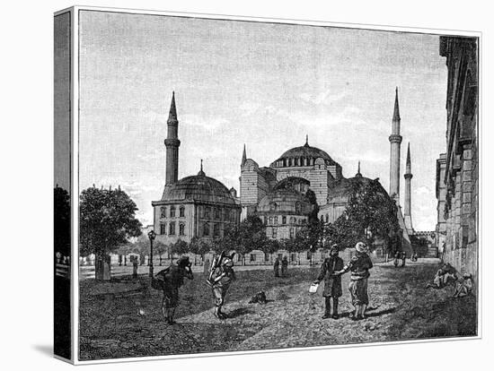 The Mosque of Santa Sophia, Constantinople, 1900-null-Premier Image Canvas