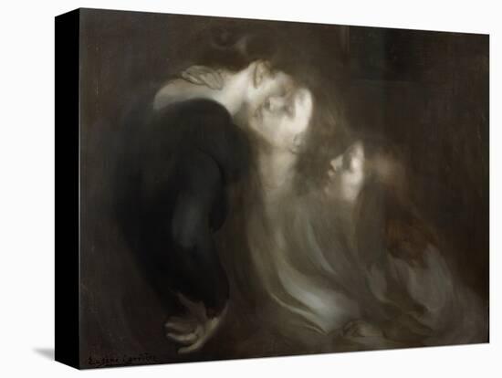 The Motherly Kiss, Late 1890s-Eugene Carriere-Premier Image Canvas