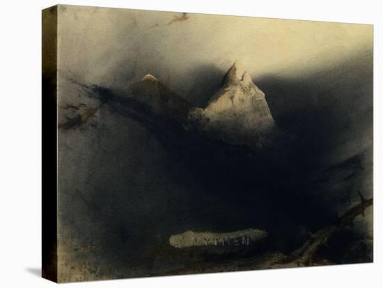 The Mountain of Myths-Victor Hugo-Stretched Canvas