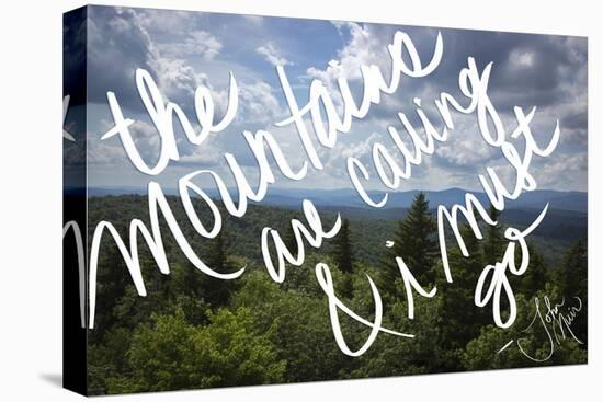 The Mountains are Calling-Kimberly Glover-Premier Image Canvas
