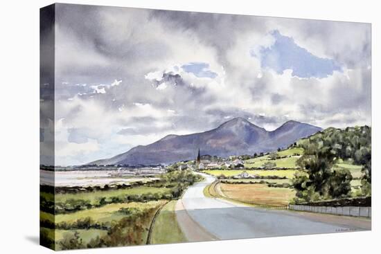 The Mountains of Mourne from near Dundrum-Lydia de Burgh-Premier Image Canvas