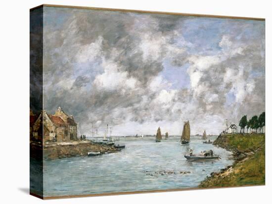 The Mouth of the River Somme, St. Valery-Sur-Somme, 1891-Eugène Boudin-Premier Image Canvas