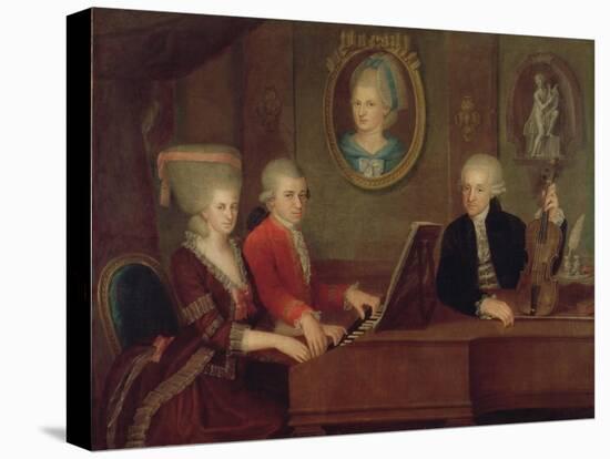 The Mozart Family, 1780-81-Johann Nepomuk della Croce-Premier Image Canvas