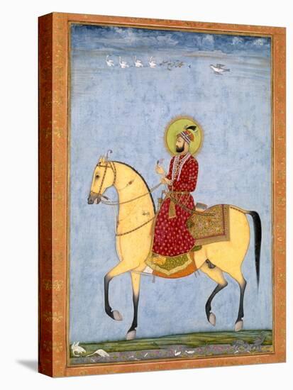 The Mughal Emperor Farrukhsiyar(1683-1719) (R.1713-19), from the Large Clive Album-Mughal-Premier Image Canvas