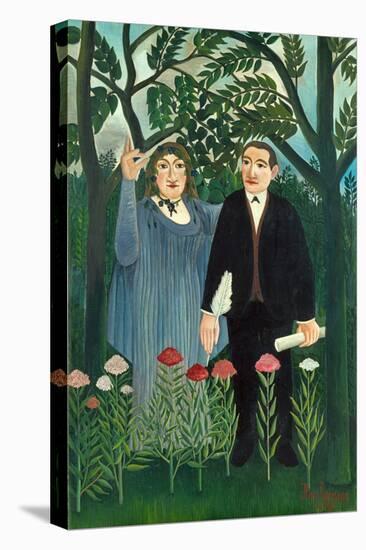 The Muse Inspiring the Poet (Guillaume Apollinaire), 1909-Henri Rousseau-Premier Image Canvas