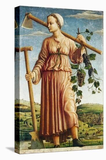 The Muse Polyhymnia, Inventor of Agriculture-Ferraresischer Meister-Premier Image Canvas