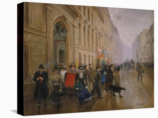 The Music Conservatory at Boulevard Poisssoniere, 1889-Jean Béraud-Premier Image Canvas