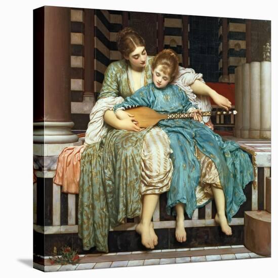 The Music Lesson, 1877-Frederick Leighton-Premier Image Canvas
