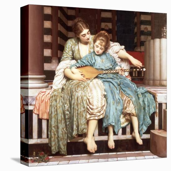 The Music Lesson, 1877-Frederic Leighton-Premier Image Canvas