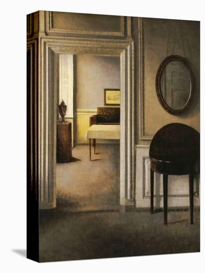 The Music Room, 30 Strandgade, circa 1907-Vilhelm Hammershoi-Premier Image Canvas