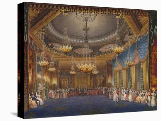 The Music Room. from 'The Royal Pavilion at Brighton'-John Nash-Premier Image Canvas