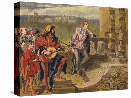The Musician Sings in the Two Gentlemen of Verona: Act IV Scene II, C1875-Sir John Gilbert-Premier Image Canvas