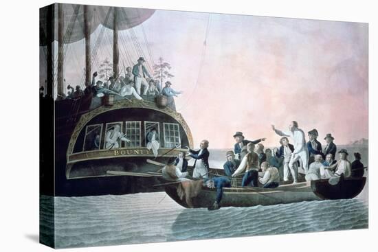 The Mutineers Turning Lieut Bligh...And Crew Adrift from His Majesty's Ship the Bounty, 1790-Robert Dodd-Premier Image Canvas