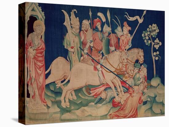 The Myriads of Horsemen, Number 26 from "The Apocalypse of Angers", 1373-87-Nicolas Bataille-Premier Image Canvas