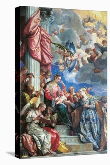 The Mystic Marriage of St Catherine-Veronese-Premier Image Canvas