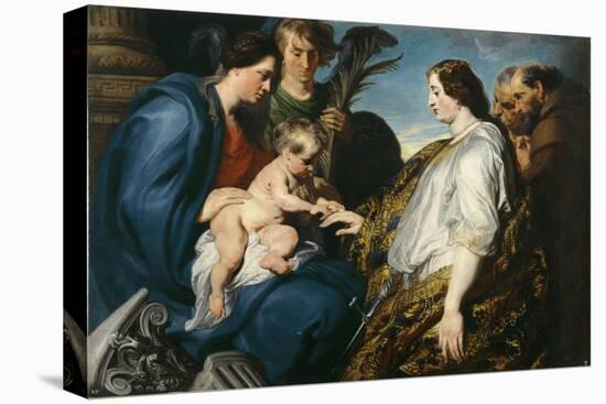 The Mystical Marriage of Saint Catherine-Sir Anthony Van Dyck-Premier Image Canvas