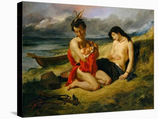 The Natchez, 1823–24 and 1835-Eugene Delacroix-Premier Image Canvas